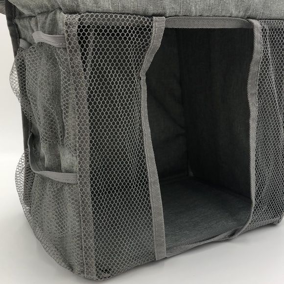 Maliton Collapsible hanging diaper caddy or car organizer- gray - Picture 3 of 6